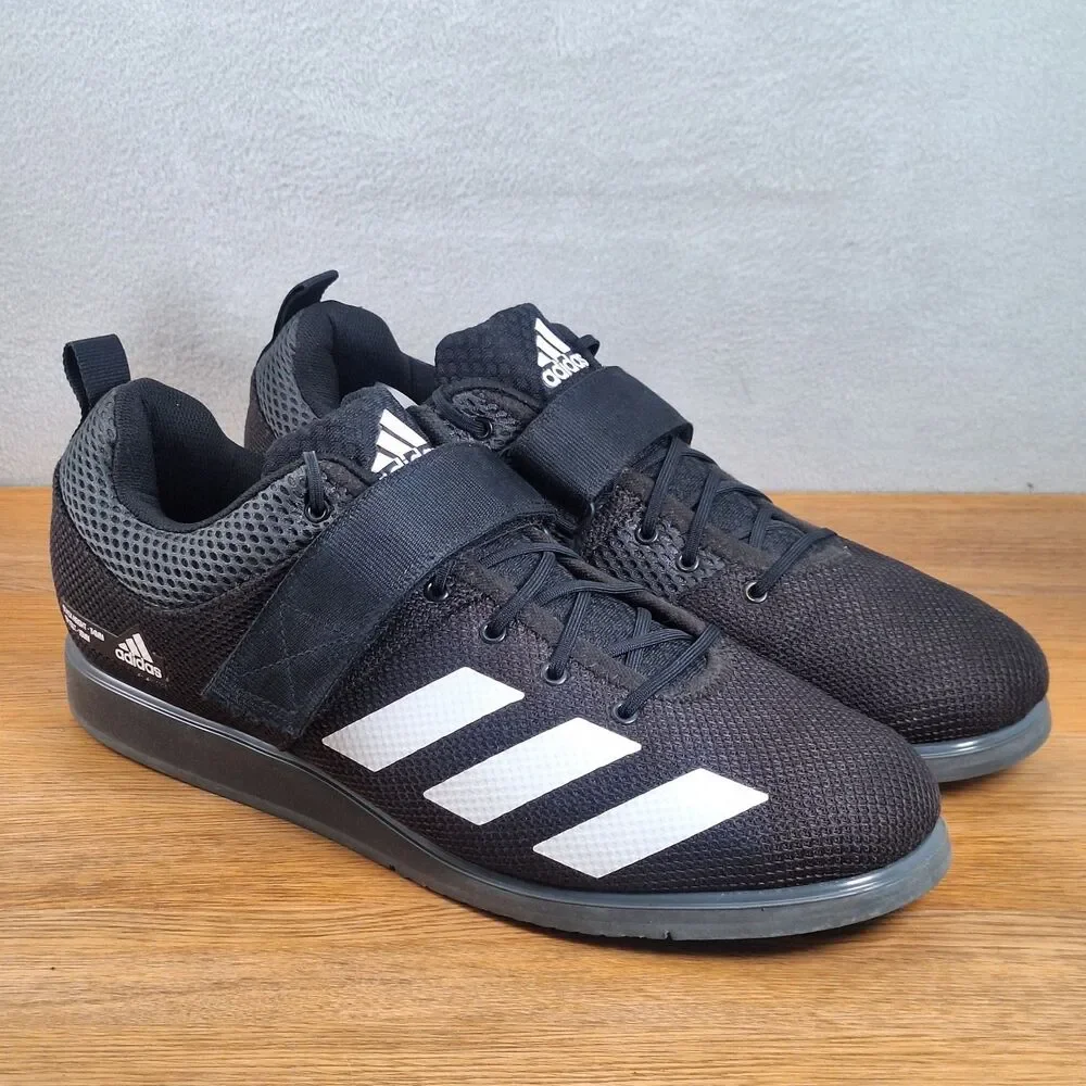 Adidas Powerlift 4 Men's 13 Weightlifting Shoes Black White Training Sneakers
